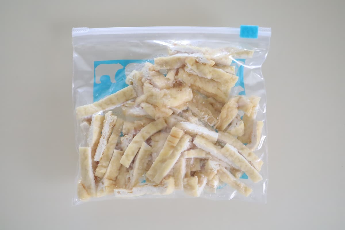 白菜と油揚げの煮浸し