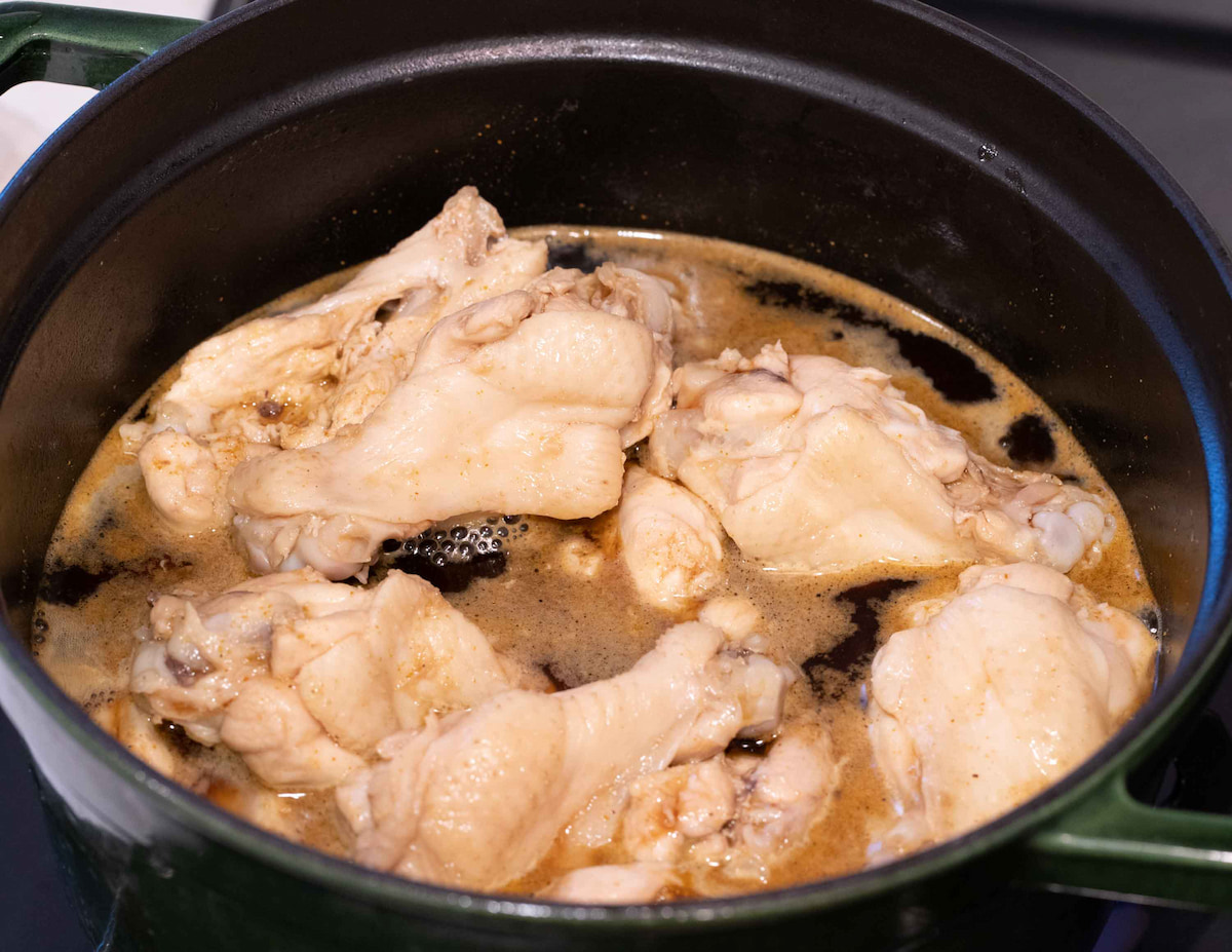 手羽元カレー醤油煮