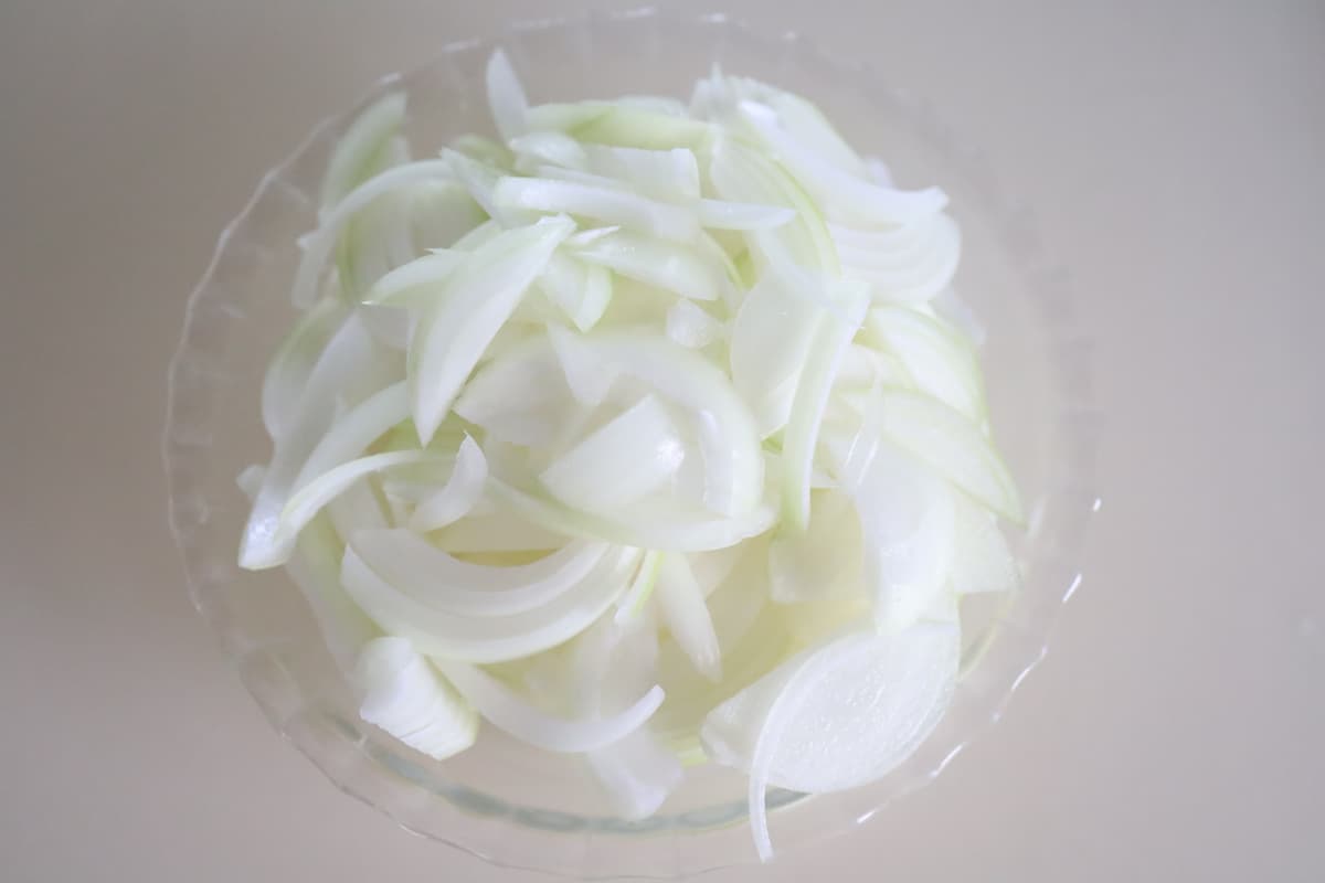 豚こまと玉ねぎのトマト煮込み