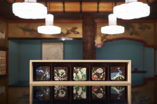 天井画ショコラ「竹林」/PATISSERIE「栞杏1928」
