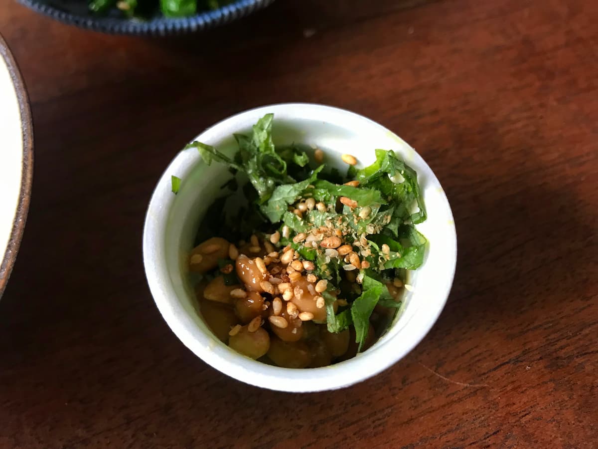 納豆大葉