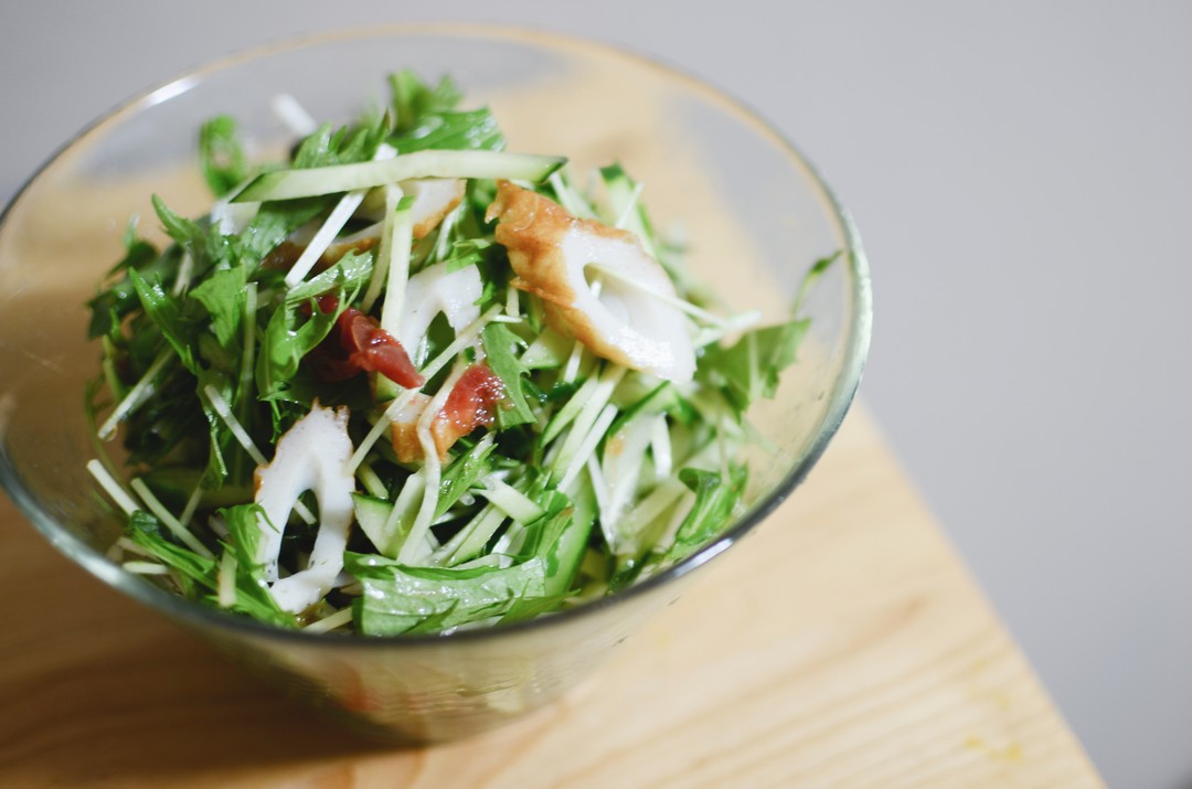 シャキシャキ感がたまらない！「水菜のサラダ」をたっぷり味わおう♪