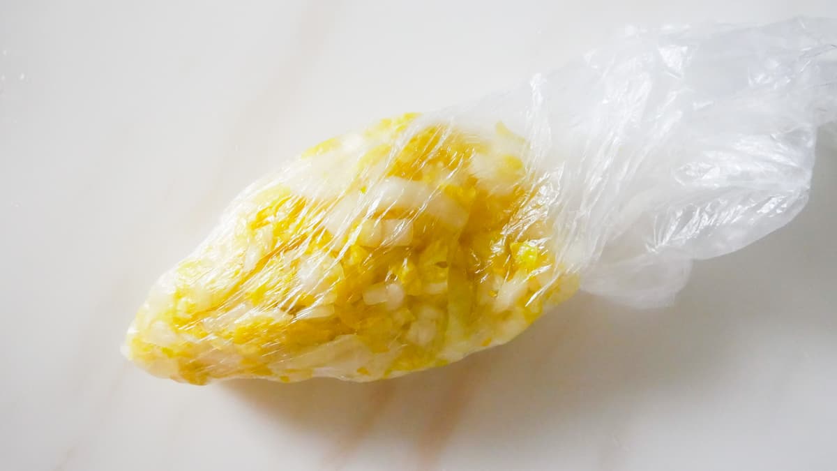 ちくわと白菜のやみつきマヨポン工程2
