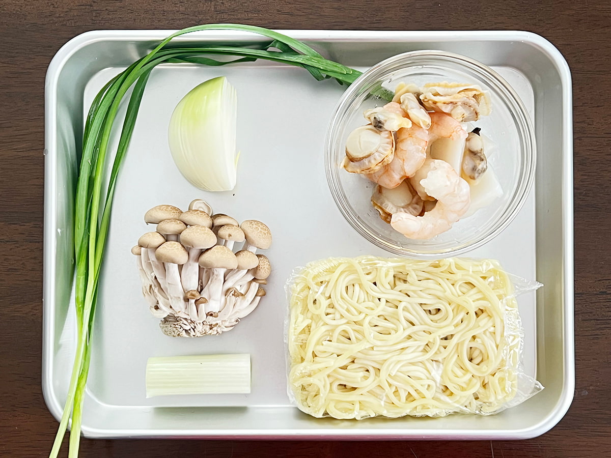 海鮮チャンポン・材料