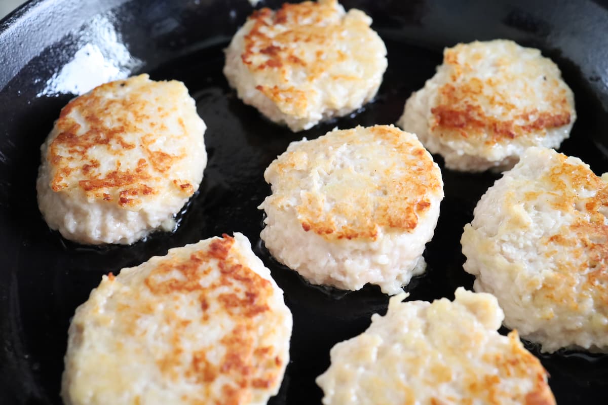 照り焼きチキンバーグ