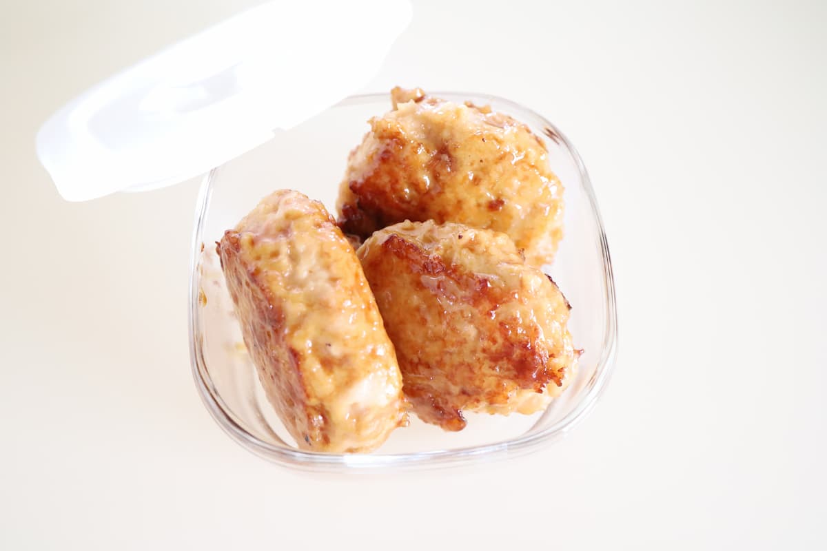 照り焼きチキンバーグ