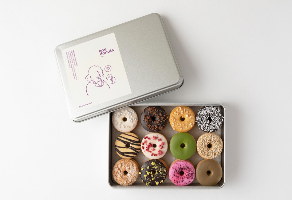 ko&eacute; donutsクッキー缶／ko&eacute; donuts kyoto