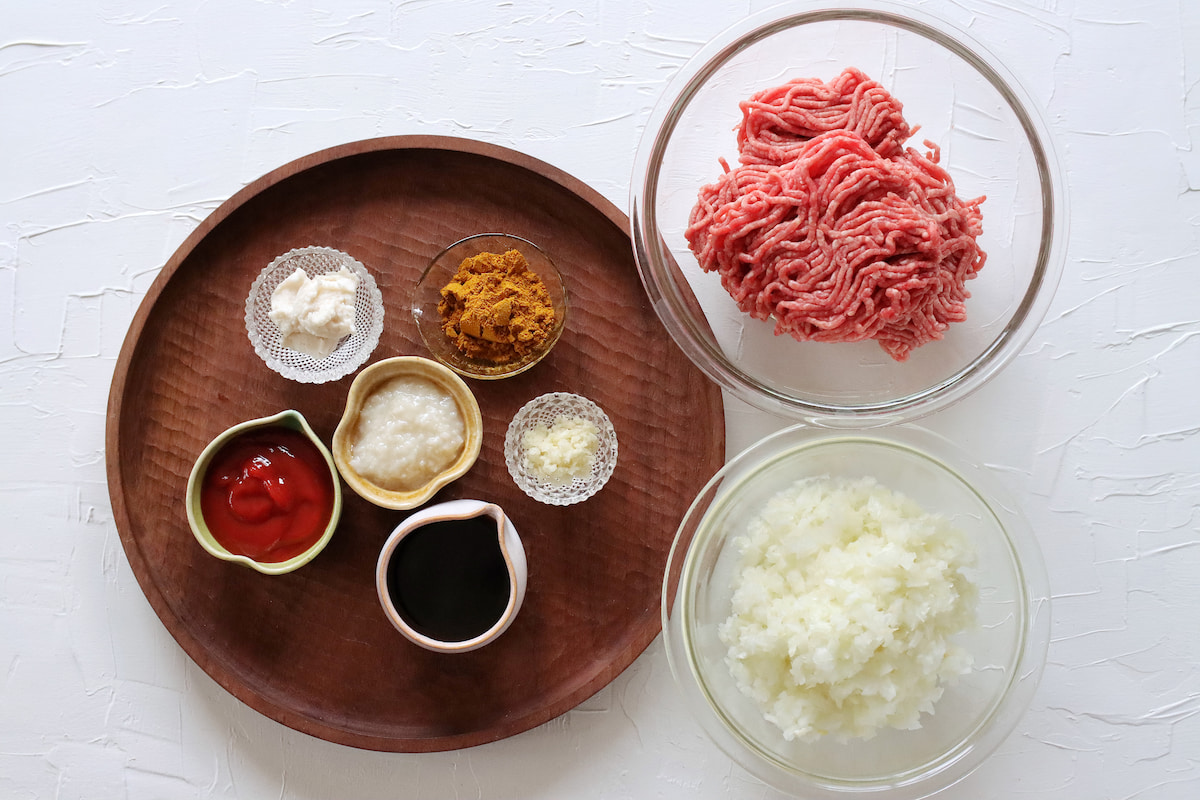 肉味噌材料