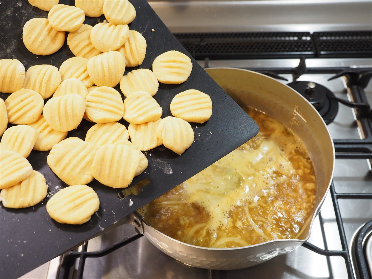 おからニョッキのチキンカレースープ