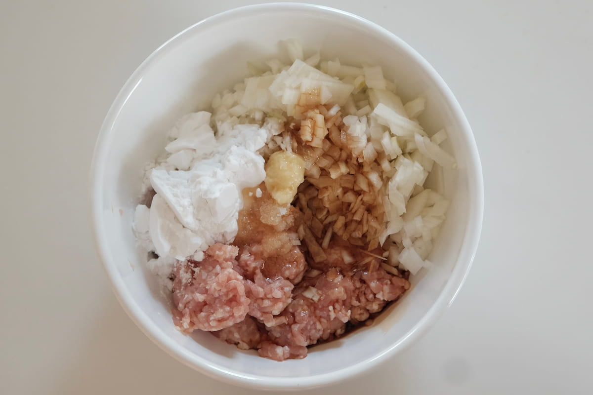 工程2 ミルフィーユしゅうまい