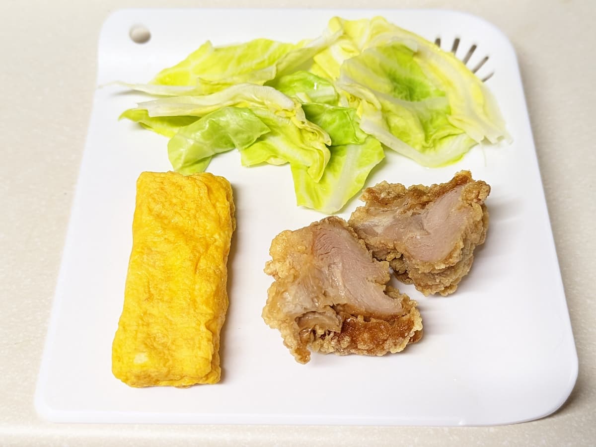 ダイソーまな板使用例2