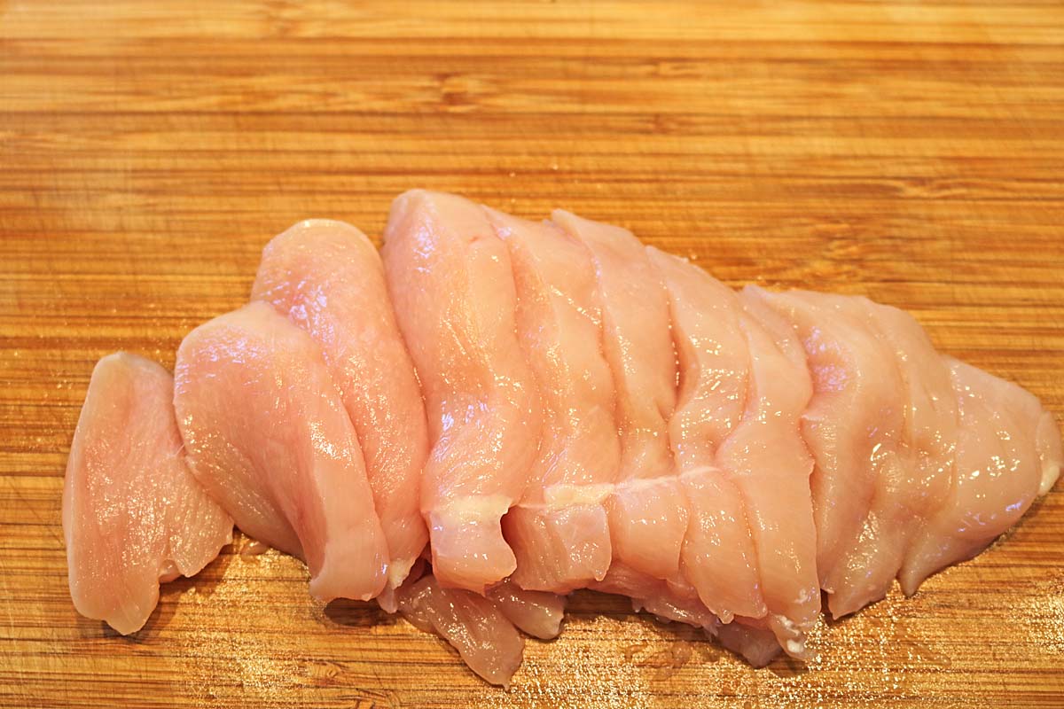 鶏胸肉のねぎだく８