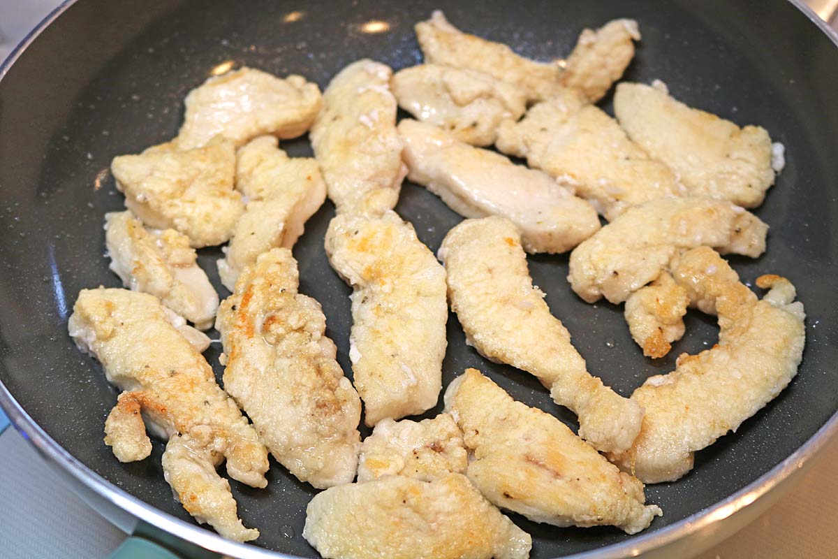 鶏胸肉のねぎだく５