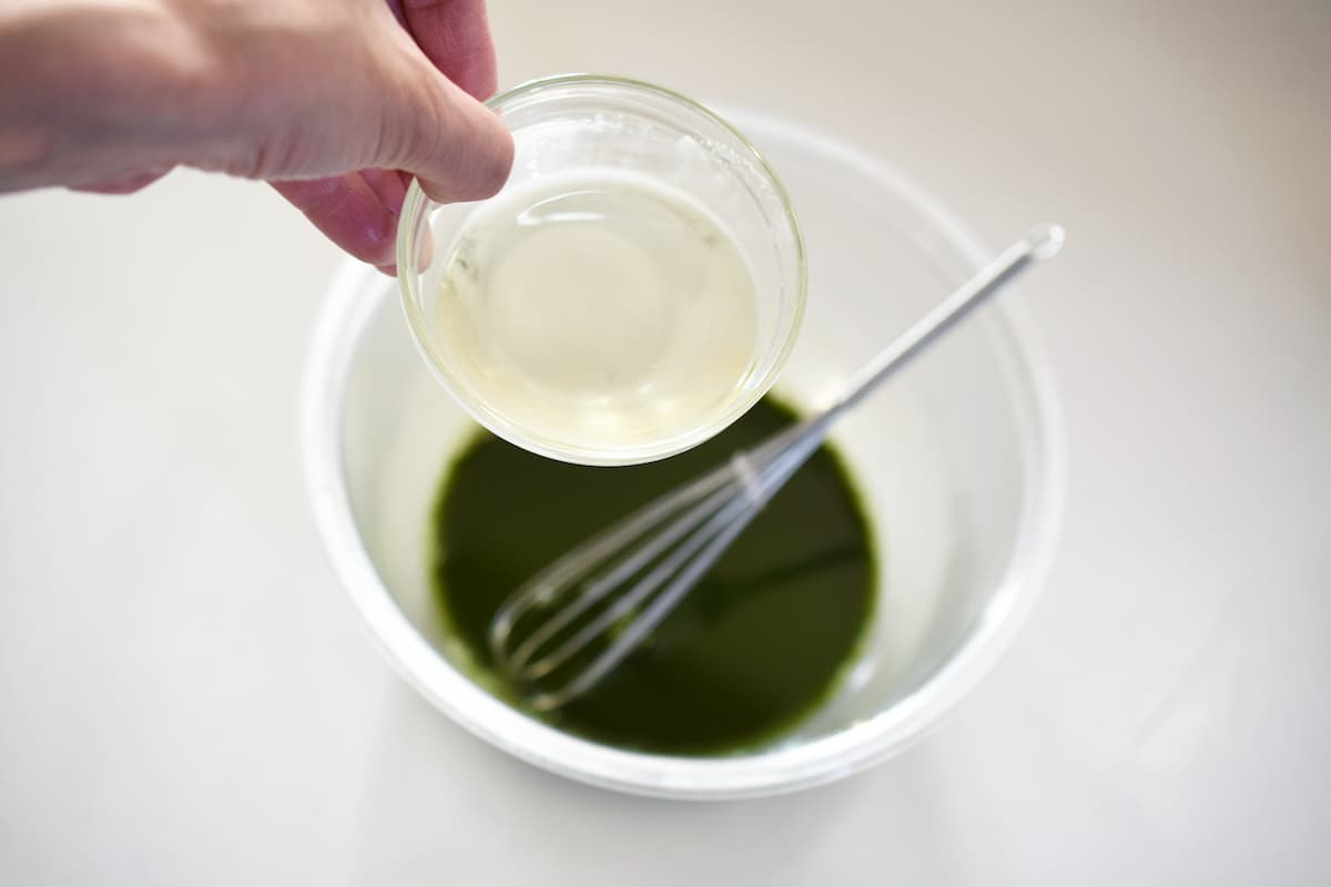 「ぷるぷる抹茶ゼリー」レシピ