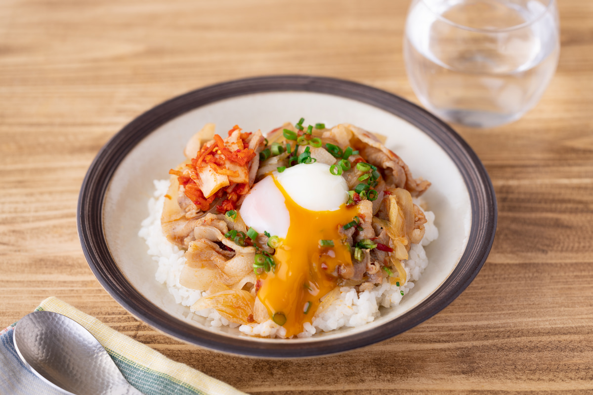 ピリ辛レンチン豚丼