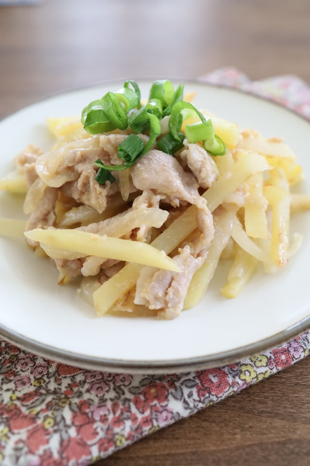 豚こまと野菜のみそ炒め
