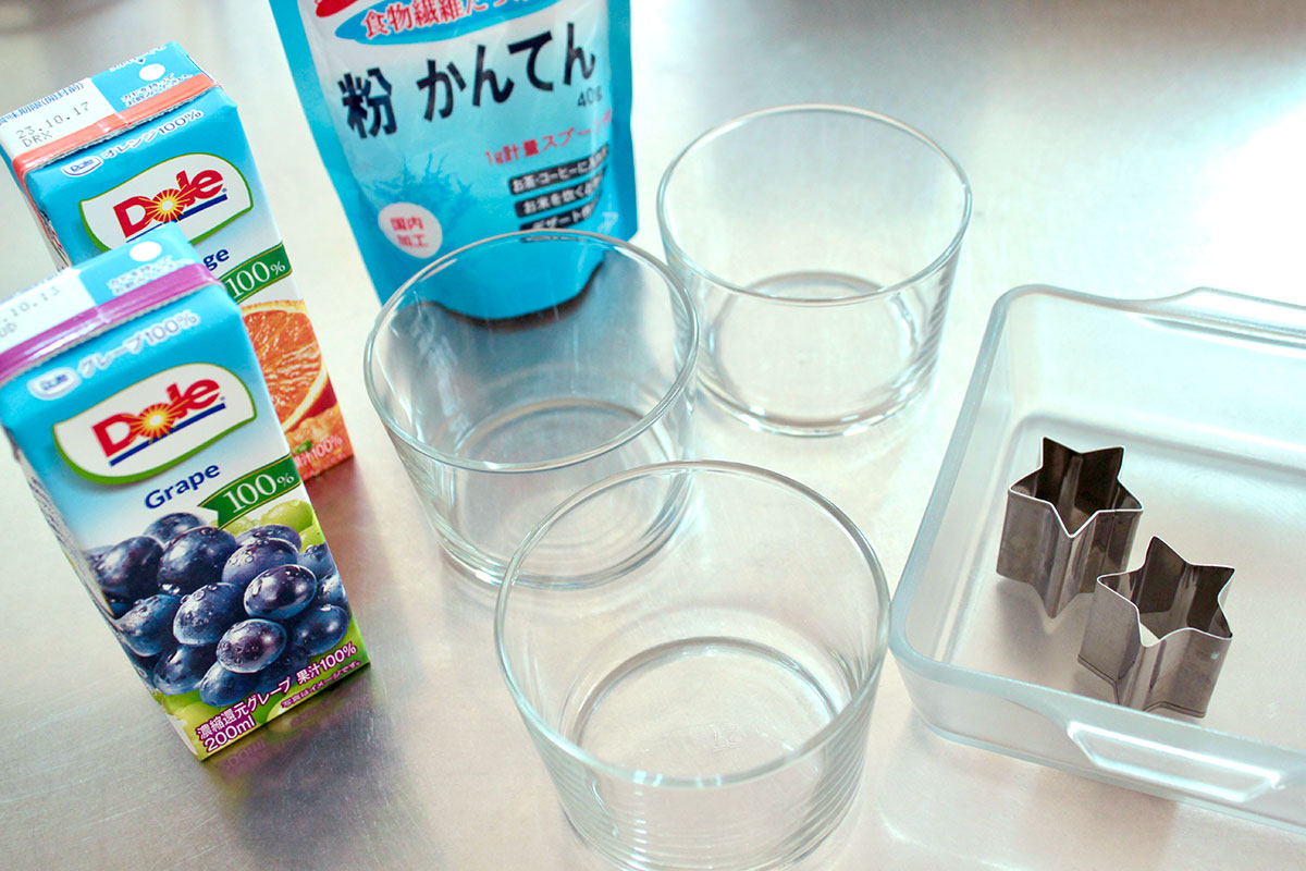 七夕にもおすすめ!子どもと作れるひんやりおやつ「星形ゼリーポンチ」