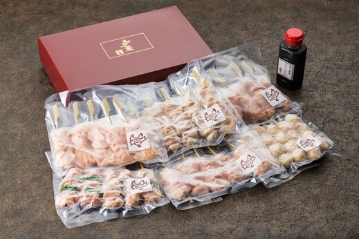 国産若鶏やきとりセット/焼鳥工場直営店 夢薫