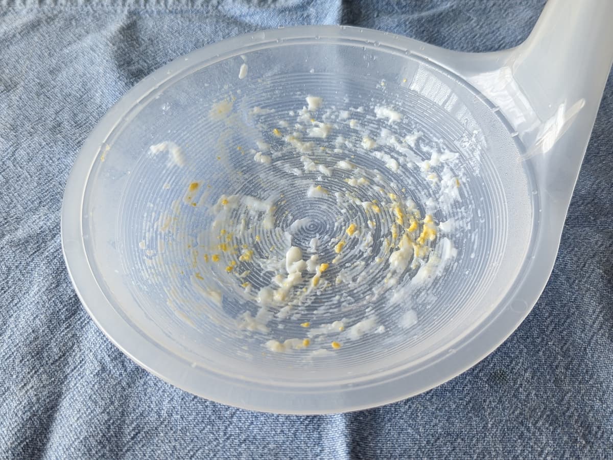 電子レンジ調理器（どんぶり・目玉焼き用） Ｗ調理後