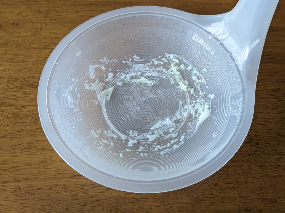 電子レンジ調理器（どんぶり・目玉焼き用） Ｗ調理後2
