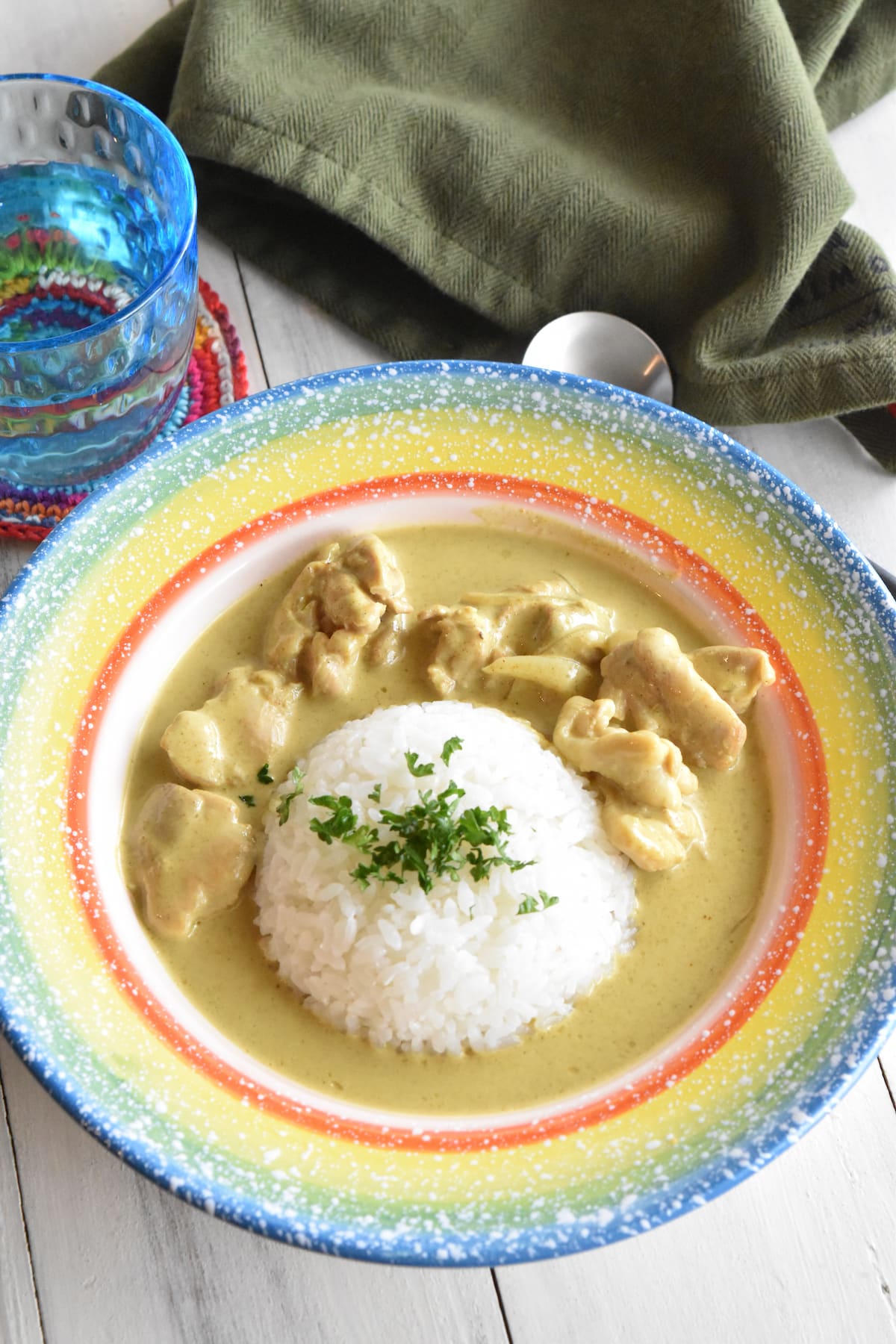 仕上がり(ココナッツチキンカレー)