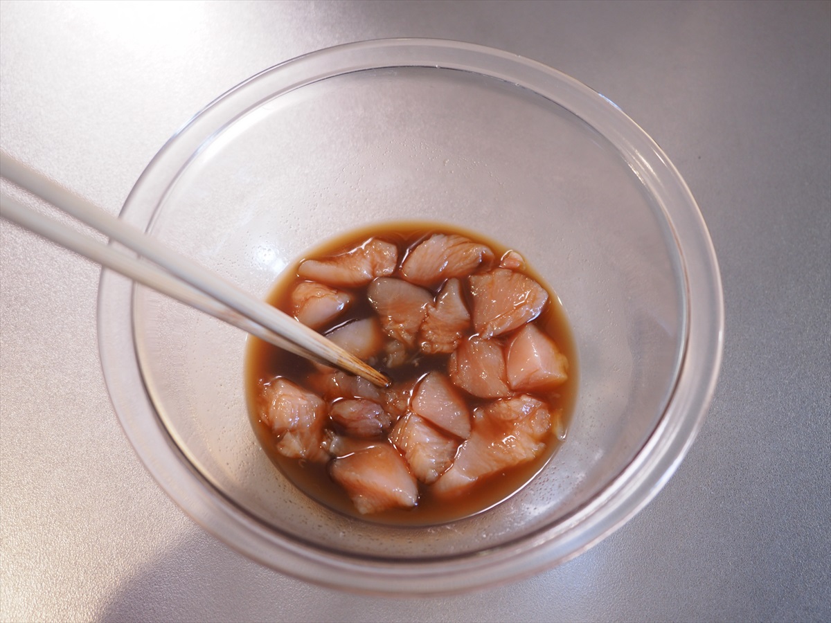 オクラ入りとろとろ親子丼