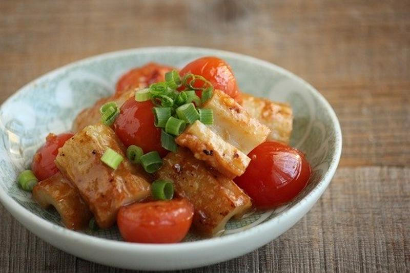 にんにく醤油でパンチをプラス！「トマト」の簡単アレンジ