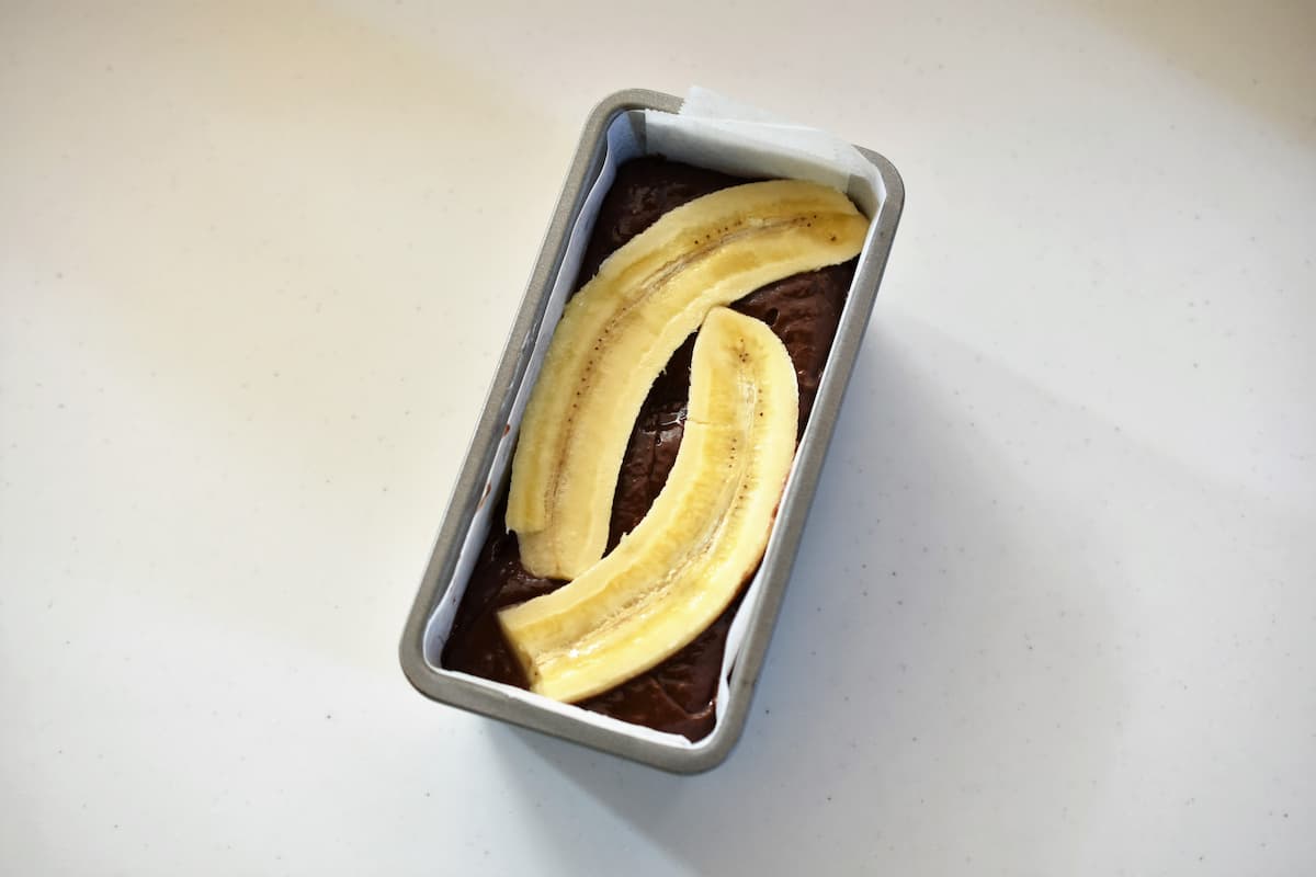 チョコバナナケーキ