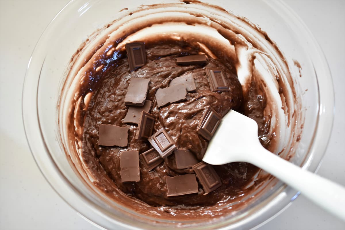 チョコバナナケーキ