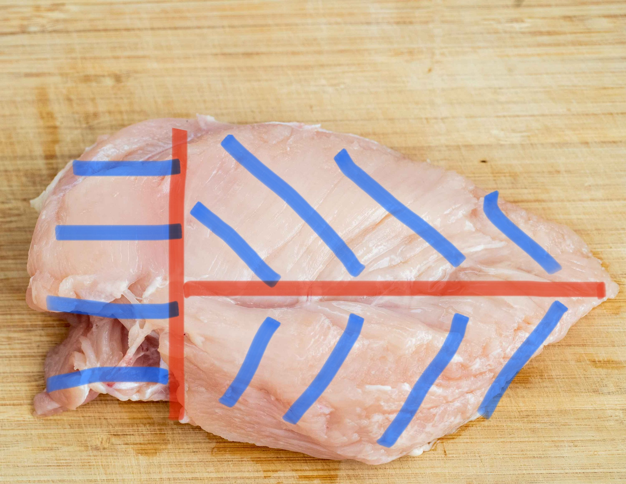 鶏むね肉とブロッコリーの明太マヨ和え作り方