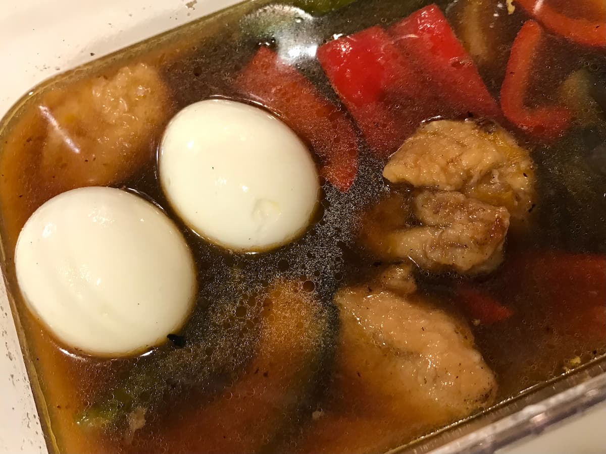 焼き浸し卵　まいのおやつ