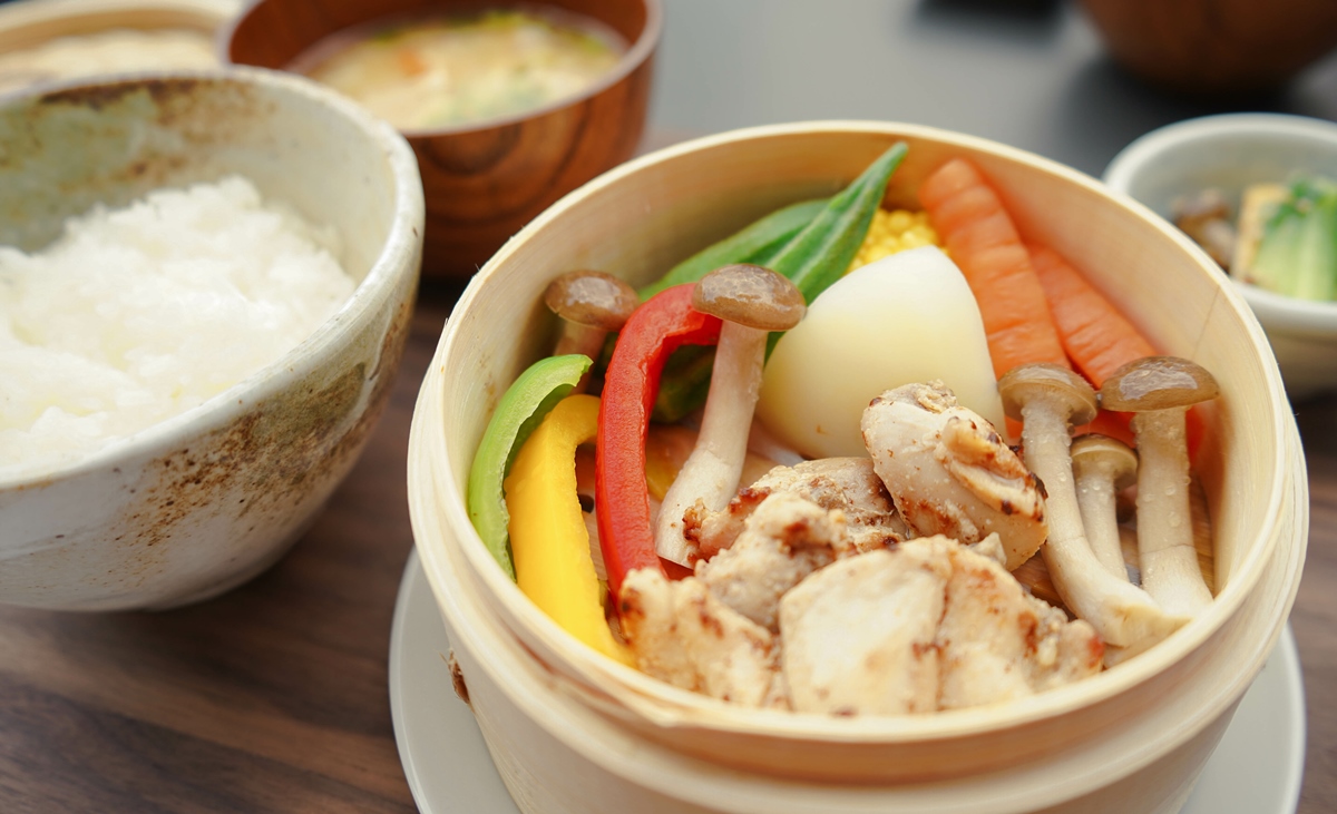 せいろ蒸しご飯