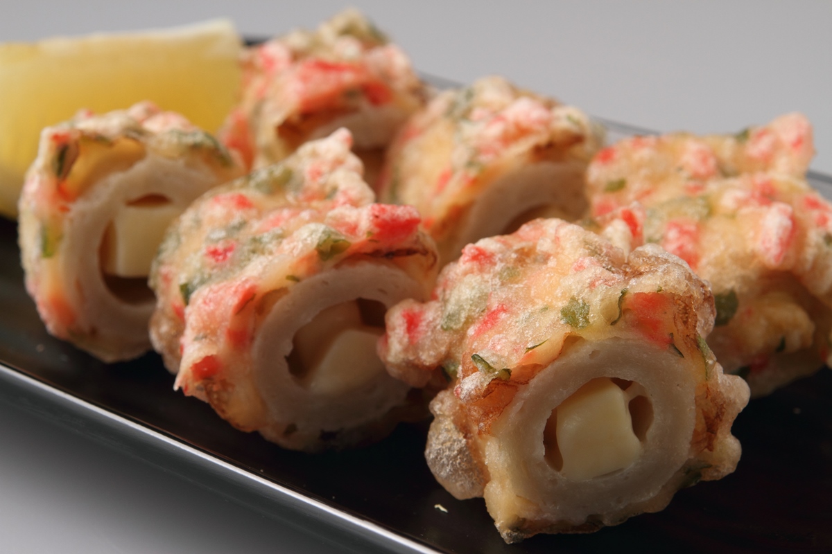 竹輪の磯部揚げ