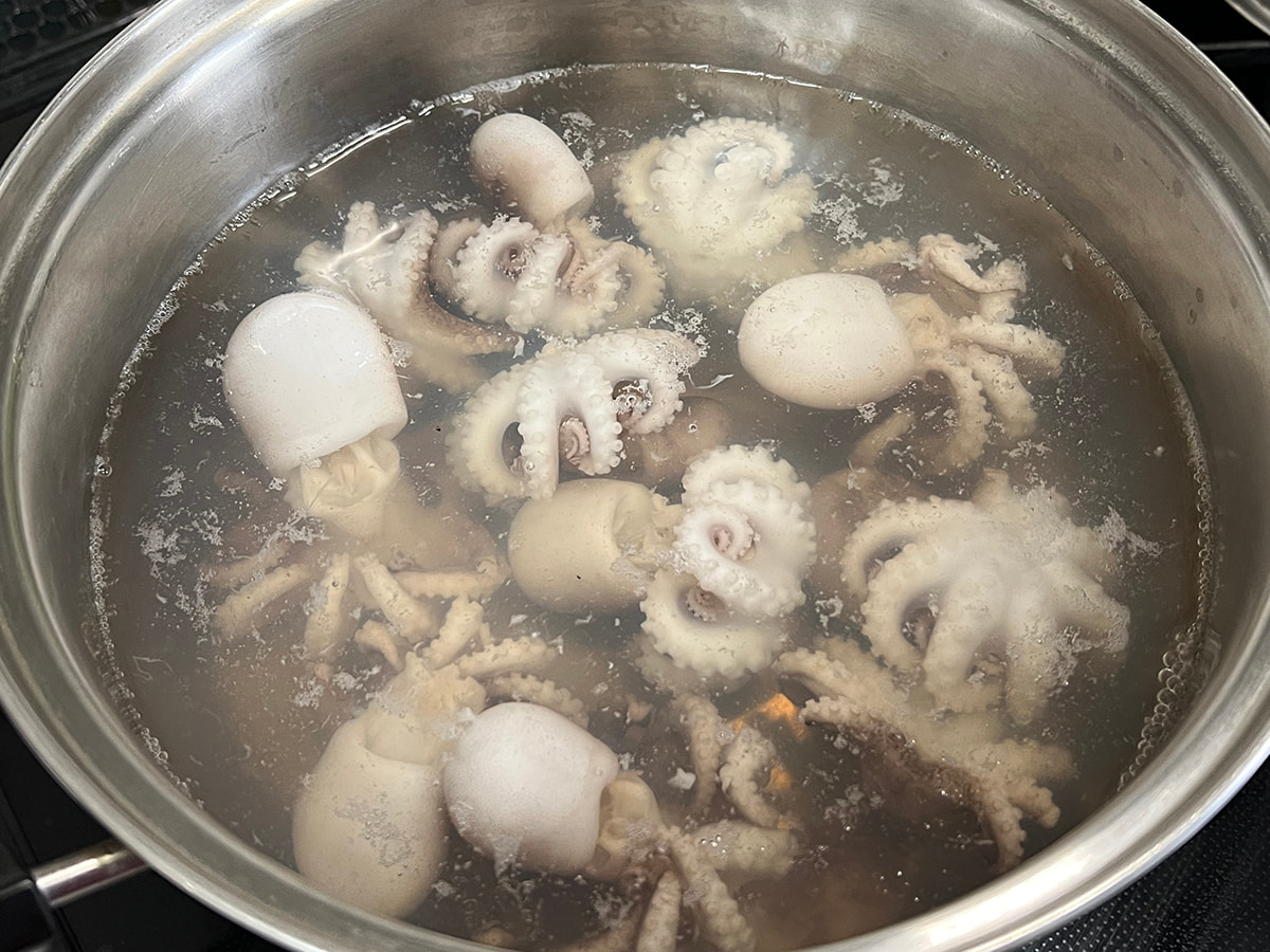 チュクミ(イイダコ)炒め作り方