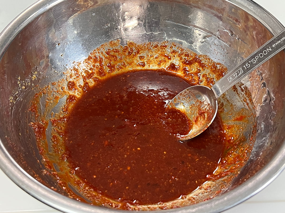 チュクミ(イイダコ)炒め作り方
