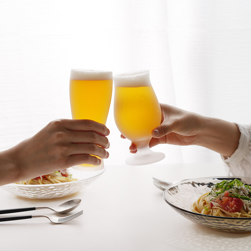 泡立ちクリーミィな ビヤグラス フロスト グラス ビール ギフト