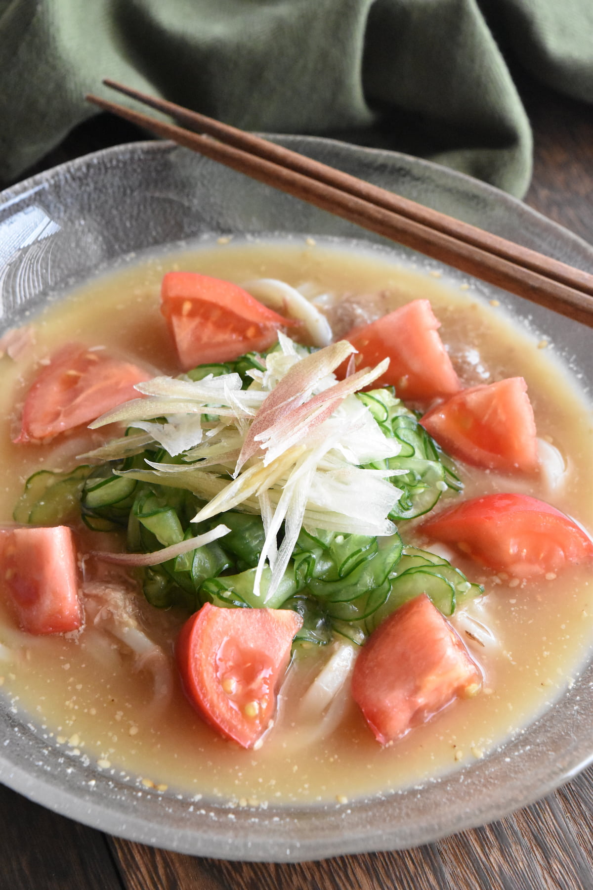 仕上がり(冷や汁風冷やしうどん)