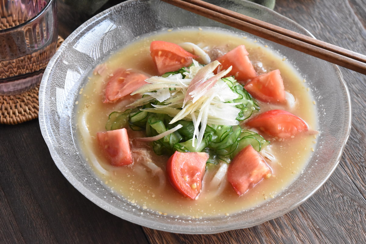 仕上がり(冷や汁風冷やしうどん)