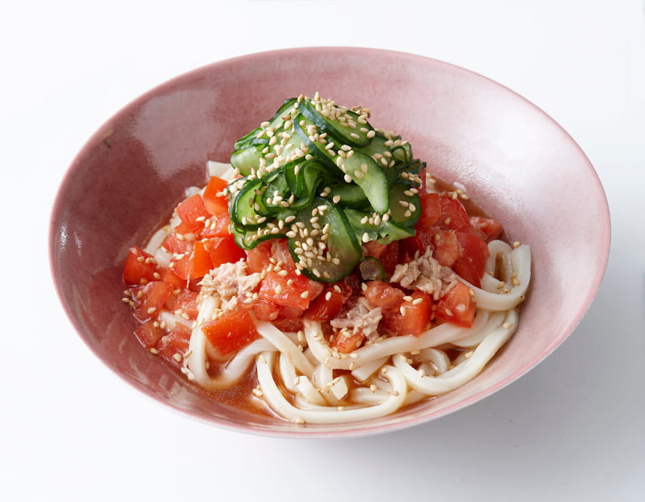 ツナトマトうどん