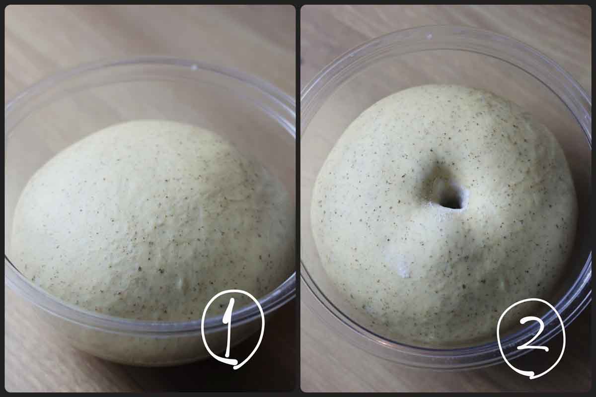 チーズケーキがのったアールグレイパン