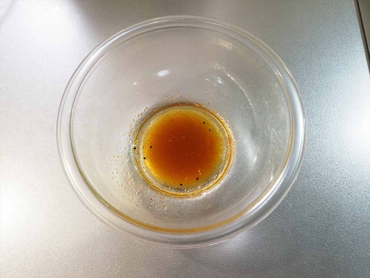 明太水晶鶏の冷製パスタ