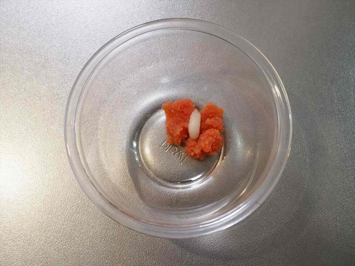 明太水晶鶏の冷製パスタ