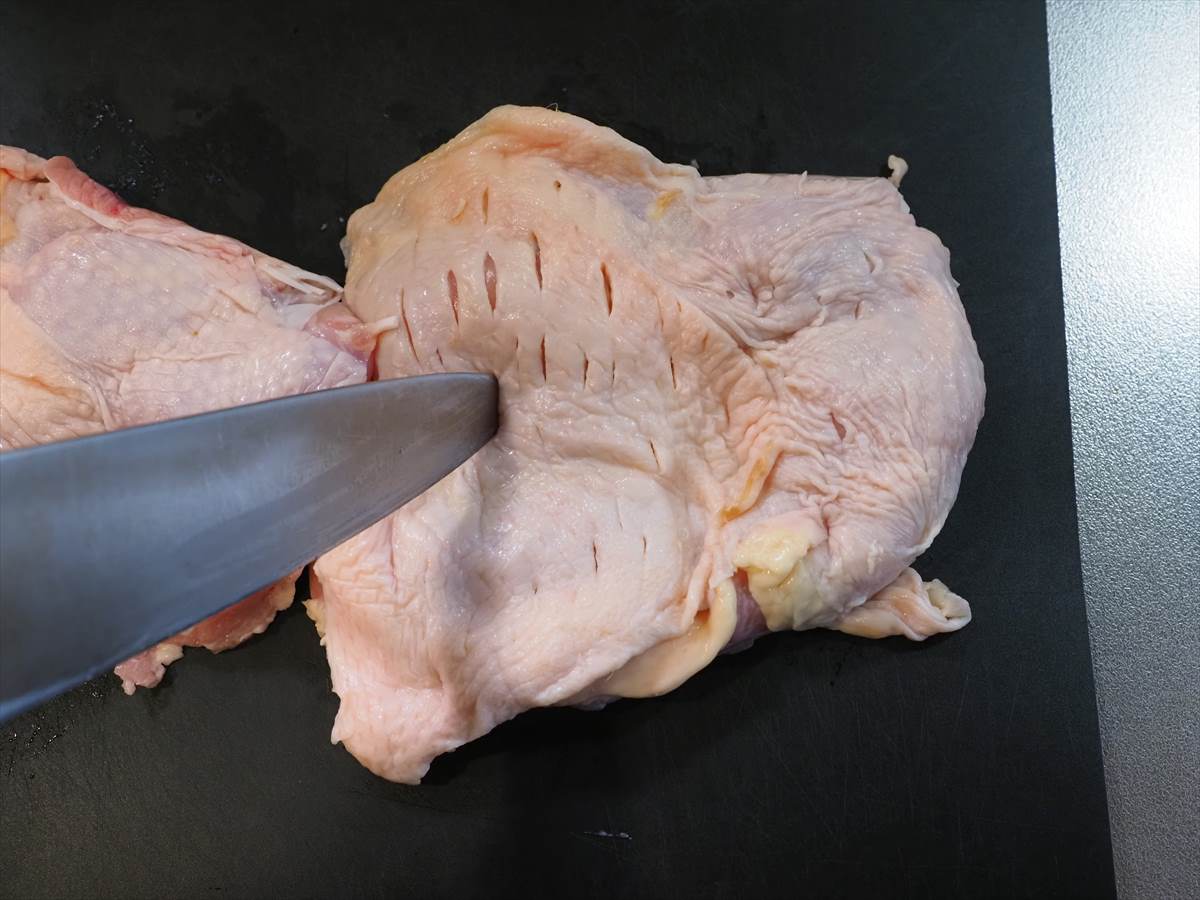 鶏もも肉のウスターソース焼き