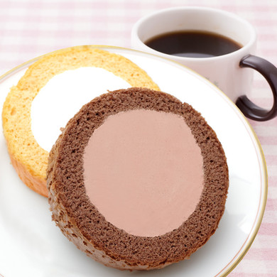 低糖質 ロールケーキ 8個（2種&times;4個）／低糖工房