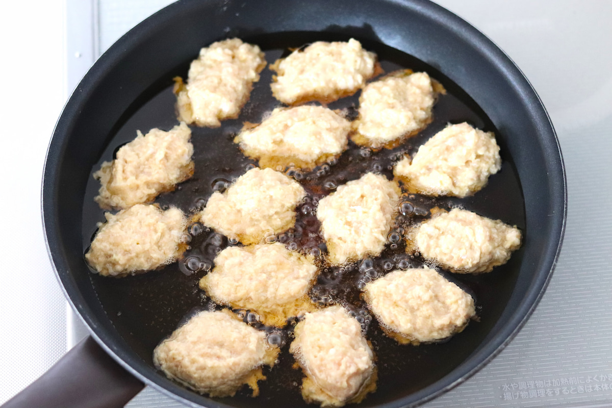 れんこん入り和風チキンナゲット作り方