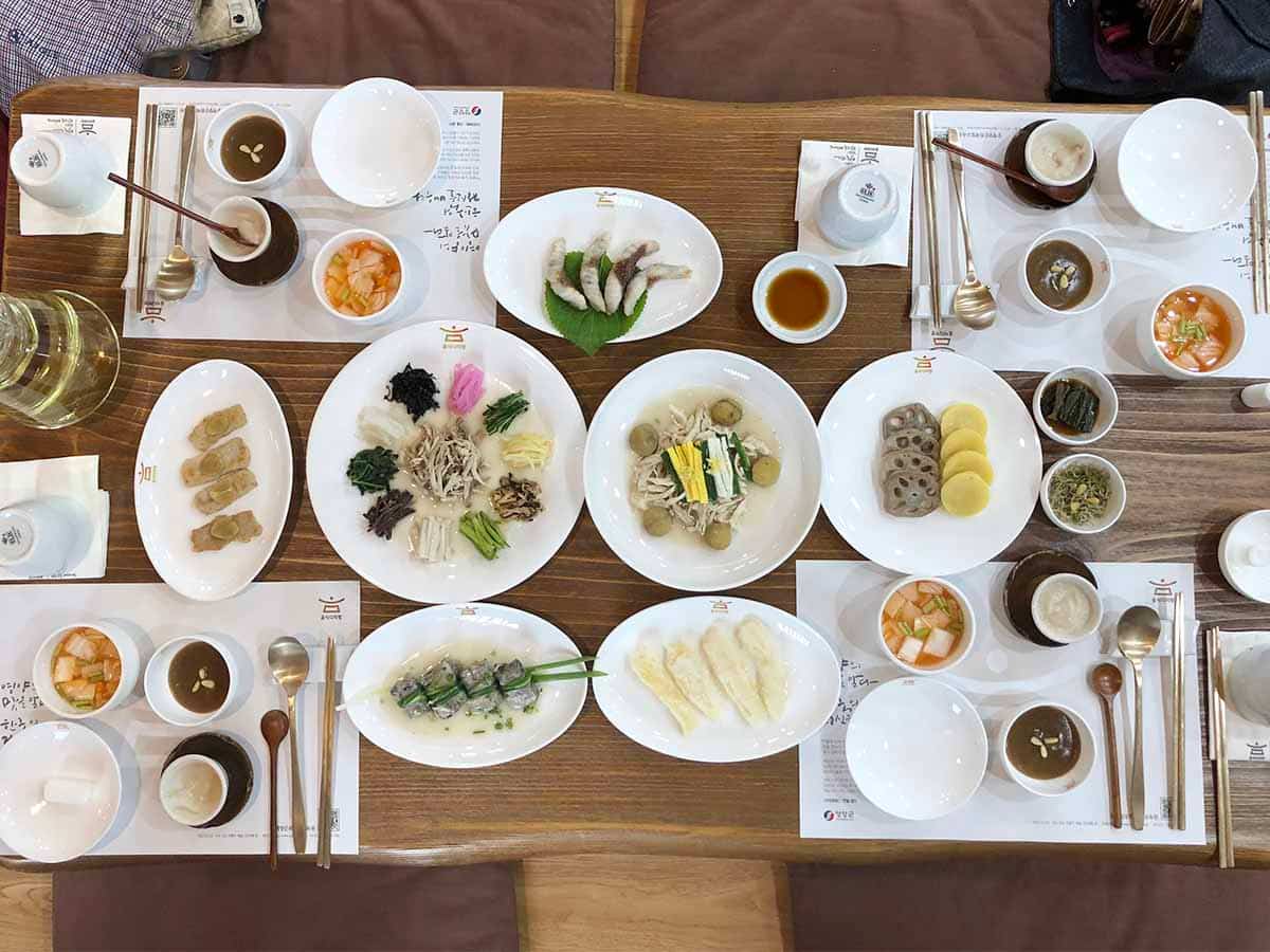 韓定食
