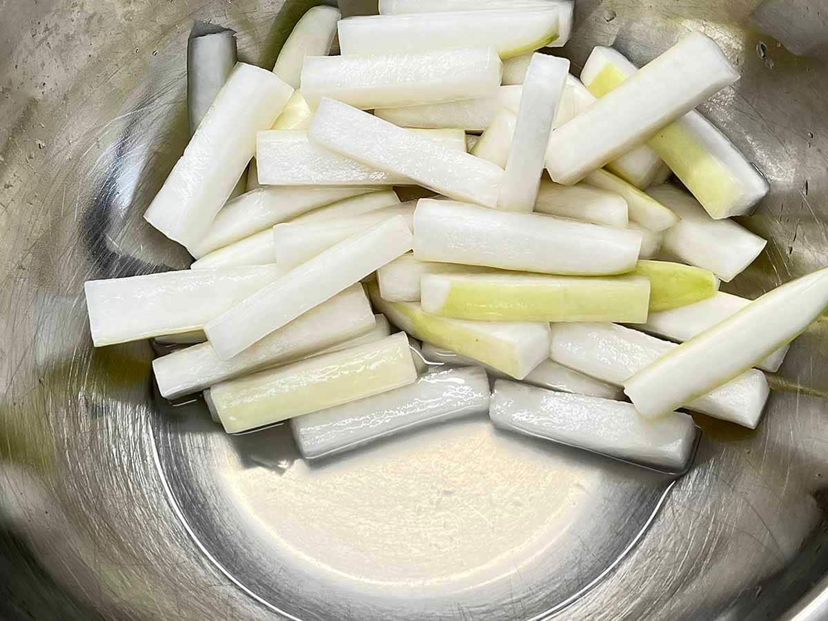 トンチミ・大根の水キムチ作り方