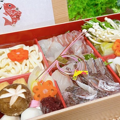 
めで鯛幸せの鯛しゃぶセット（2～3人前）