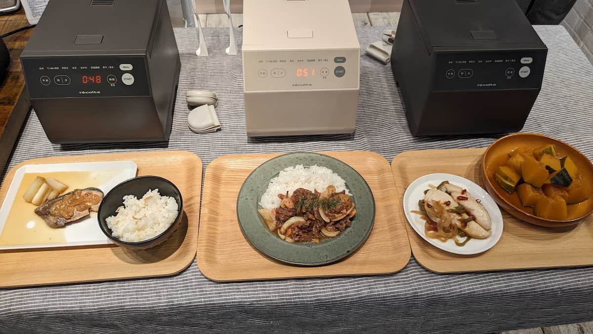 クッキングライスクッカー　料理