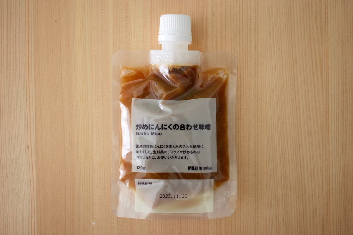 無印良品の「炒めにんにくの合わせ味噌」